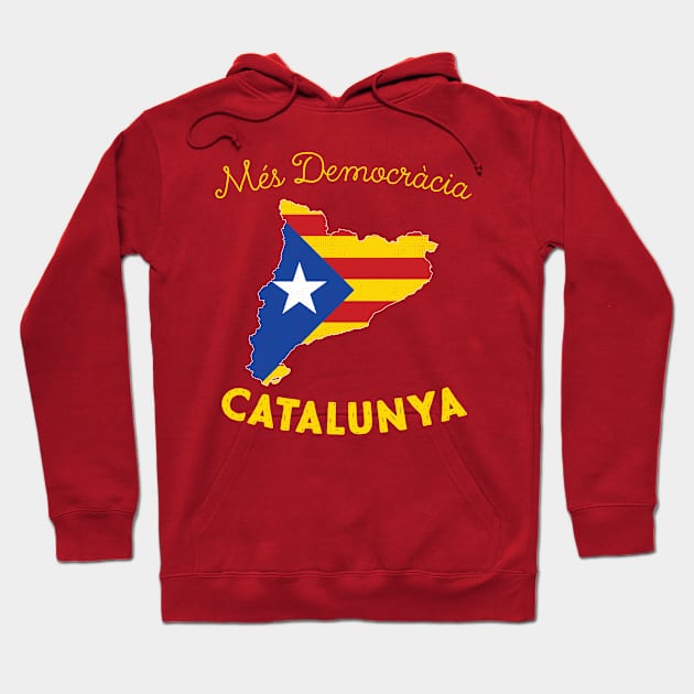 Més Democràcia - Catalunya Hoodie by phenomad